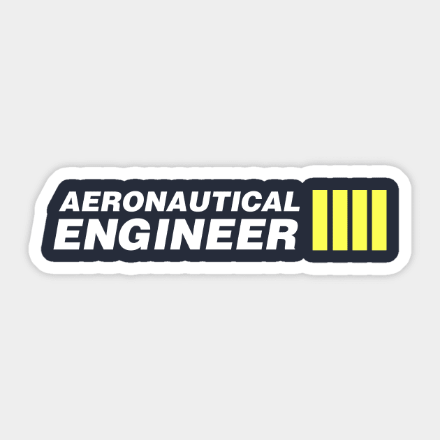 Aeronautical Engineer Sticker by Joshua Designs